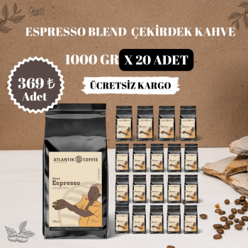 Atlantik Espresso Blend Çekirdek Kahve 20 X 1000GR