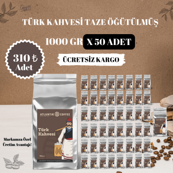 Atlantik Türk Kahvesi 50 x 1000 Gr